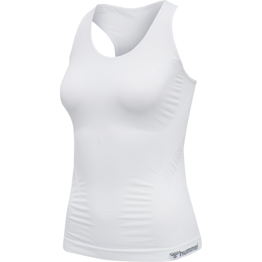 hmlTIF SEAMLESS TOP, WHITE, packshot