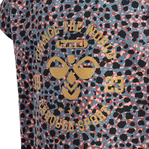 hmlMEJSE T-SHIRT S/S, BLUE MIRAGE, packshot