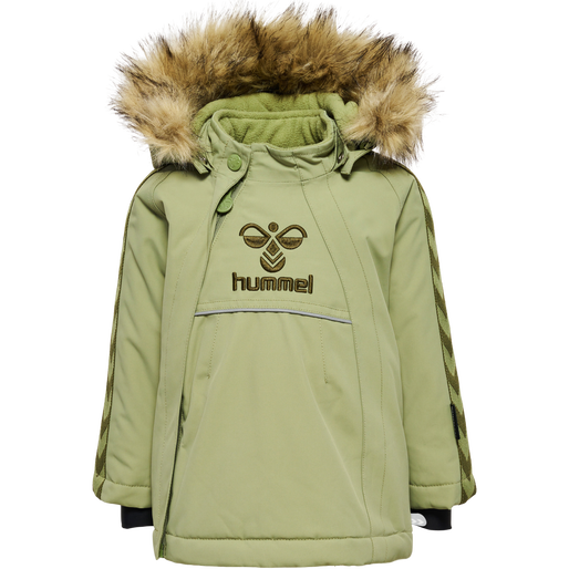 hmlJESSIE TEX JACKET, OIL GREEN, packshot