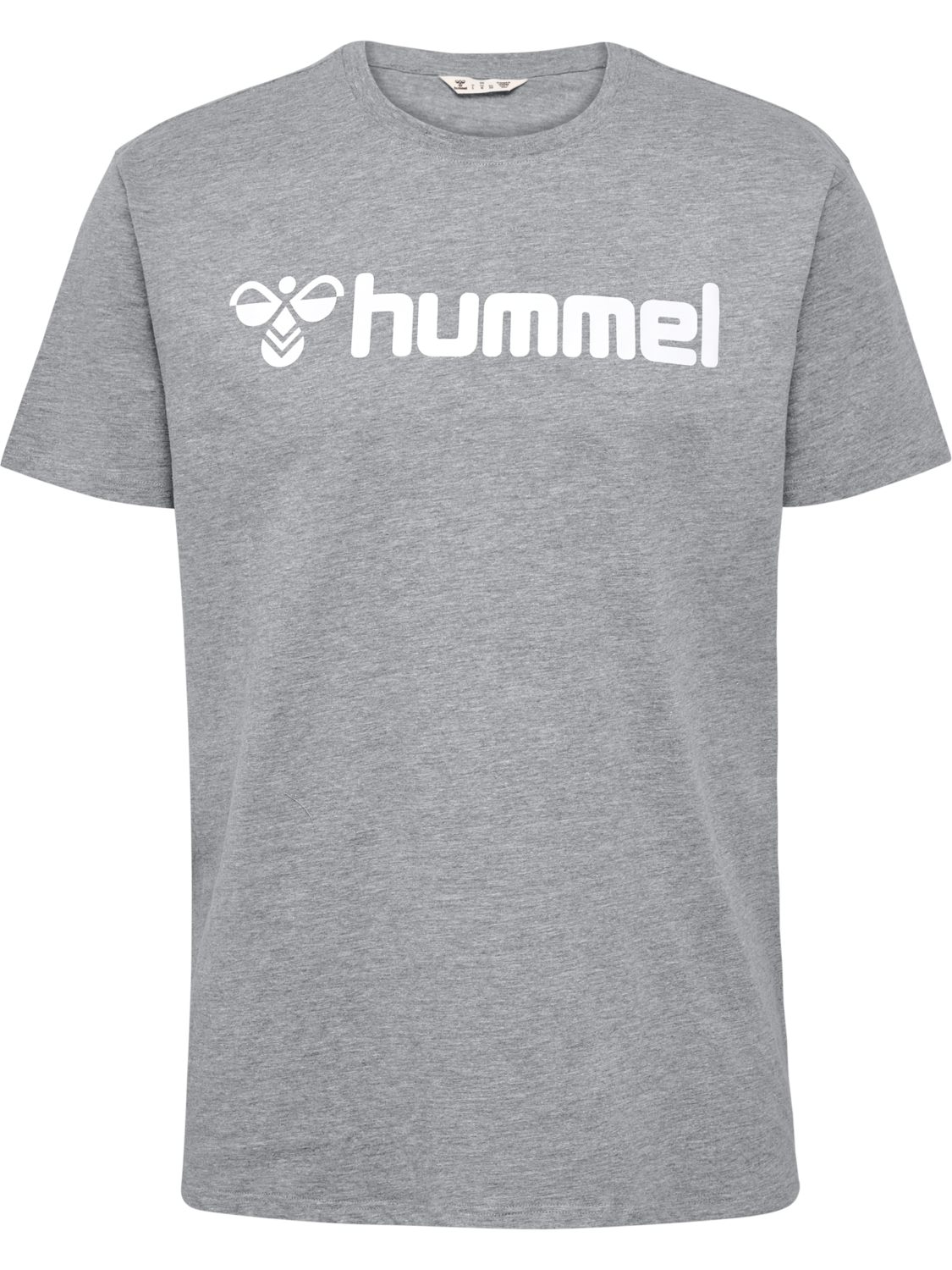hmlGO 2.0 LOGO T-SHIRT S/S, GREY MELANGE, packshot
