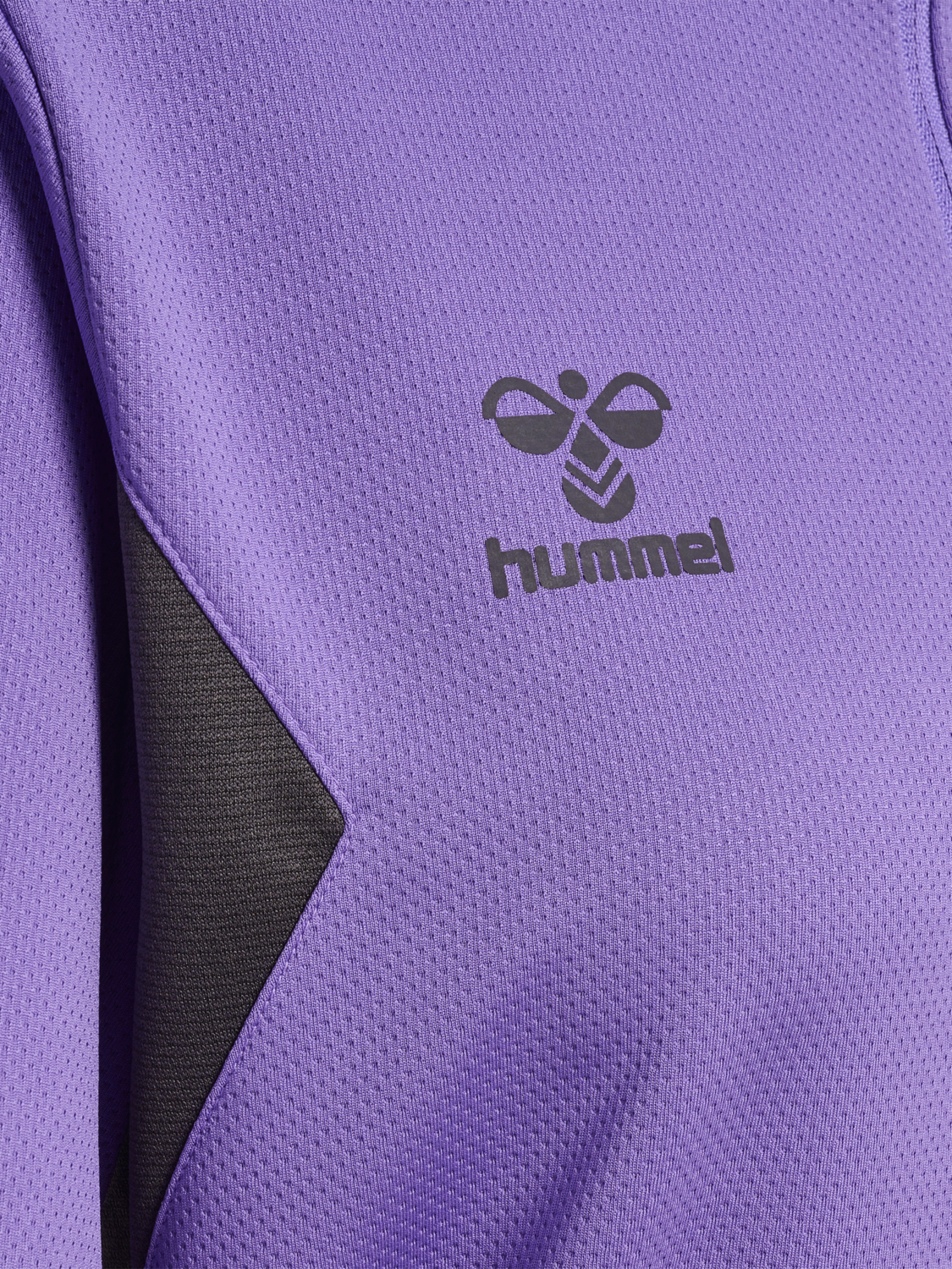 hmlAUTHENTIC PL JERSEY S/S, DAHLIA PURPLE/ASPHALT, packshot