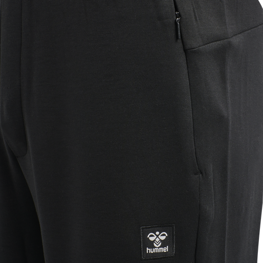 hmlTROPPER TAPERED PANTS, BLACK, packshot