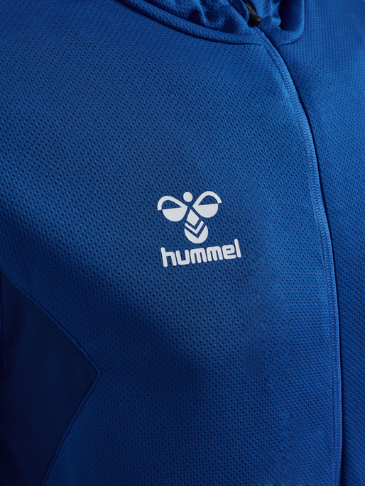 hmlAUTHENTIC PL ZIP HOODIE, TRUE BLUE, packshot