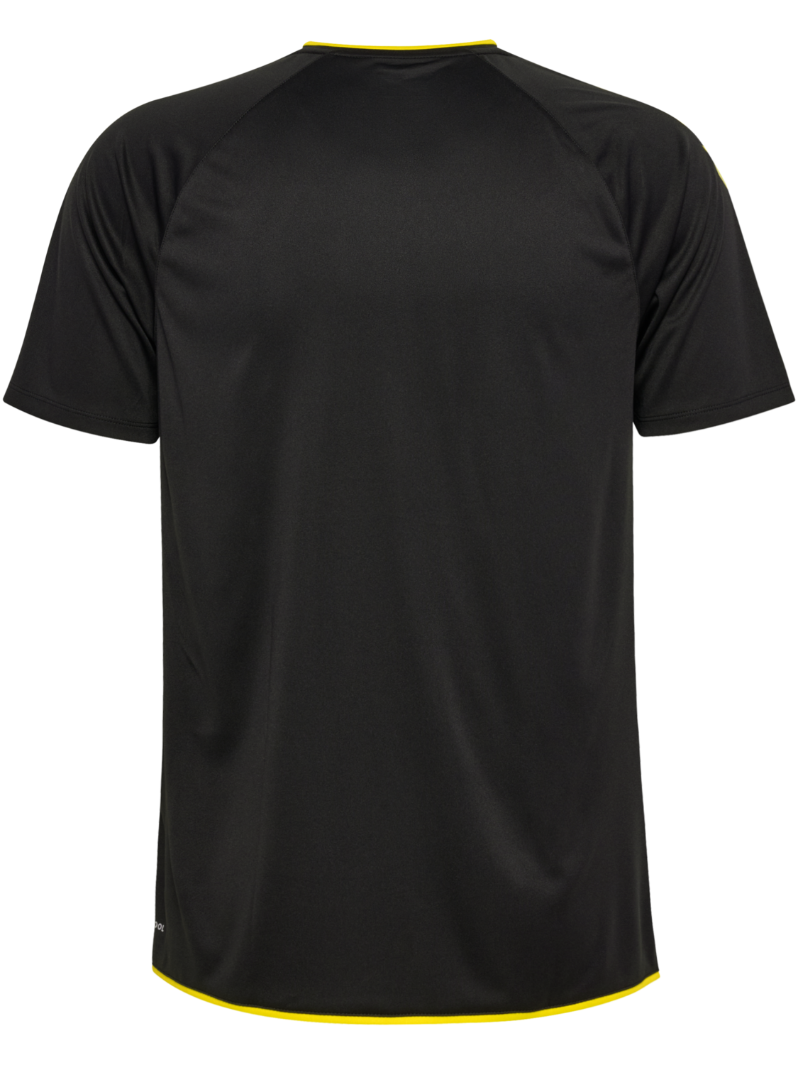 hmlCORE 2.0 JERSEY S/S, BLACK/BLAZING YELLOW, packshot