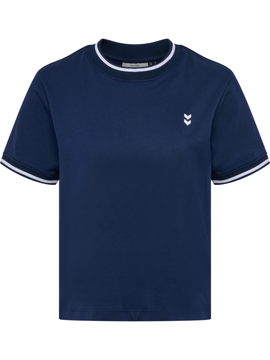 hmlPULSE RETRO W T-SHIRT S/S, DRESS BLUES, packshot