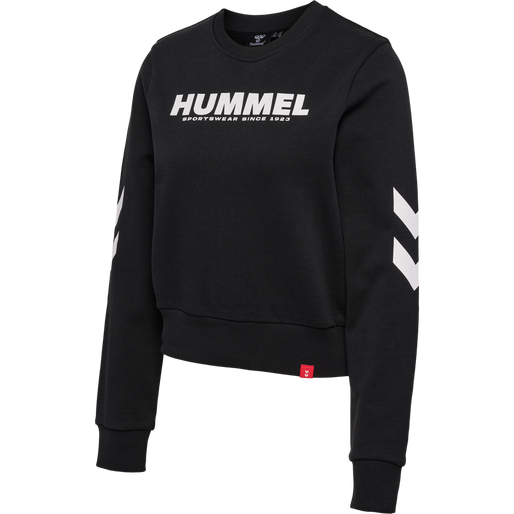 hmlLEGACY WOMAN SWEATSHIRT, BLACK, packshot