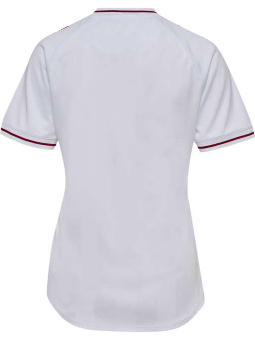 DBU WOMAN 25 AWAY JERSEY S/S, WHITE DBU WOMAN 25 AWAY JERSEY S/S, WHITE, packshot