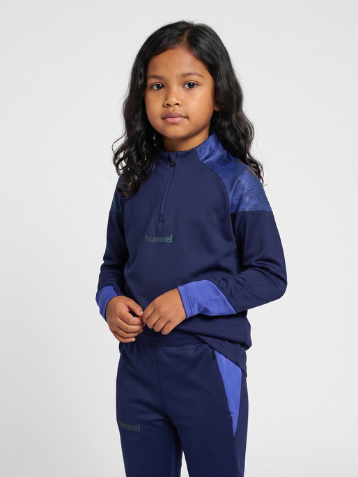 hmlBLAZE26 PRO TRAINING HALFZIP KID, MARINE, model
