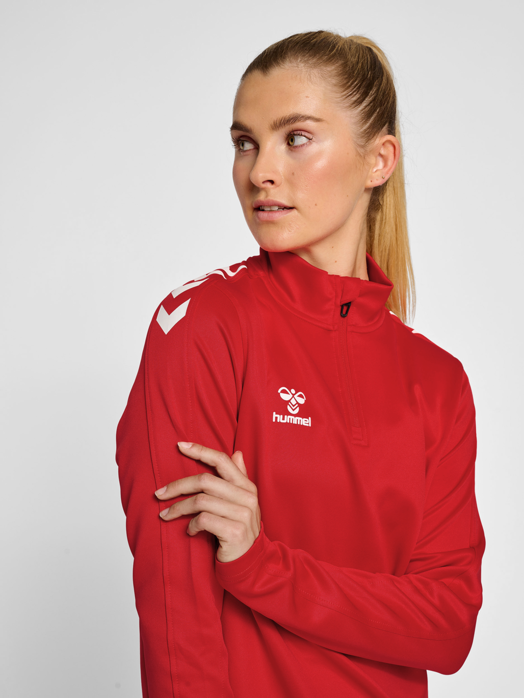 hmlCORE XK HALF ZIP SWEAT WOMAN