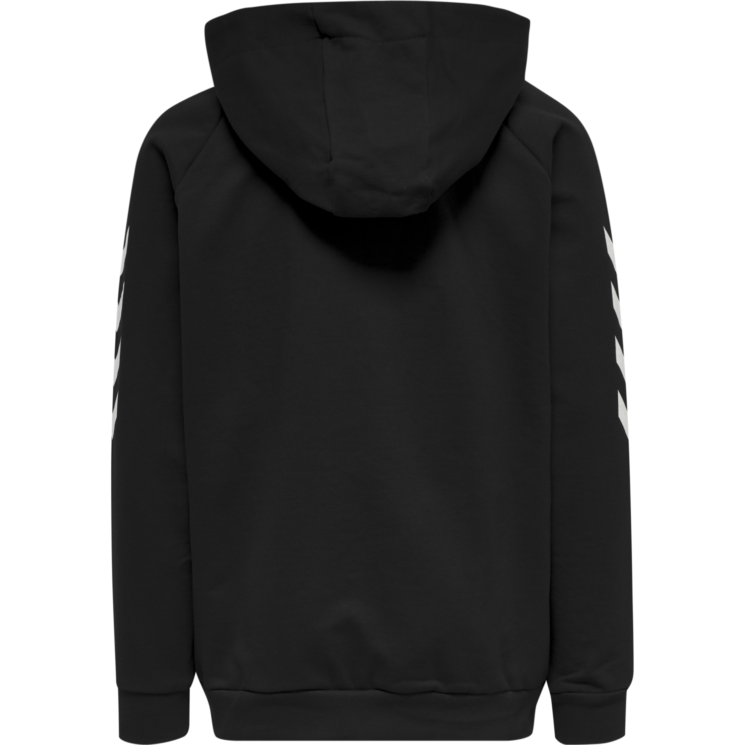 HMLGO KIDS COTTON ZIP HOODIE, BLACK, packshot