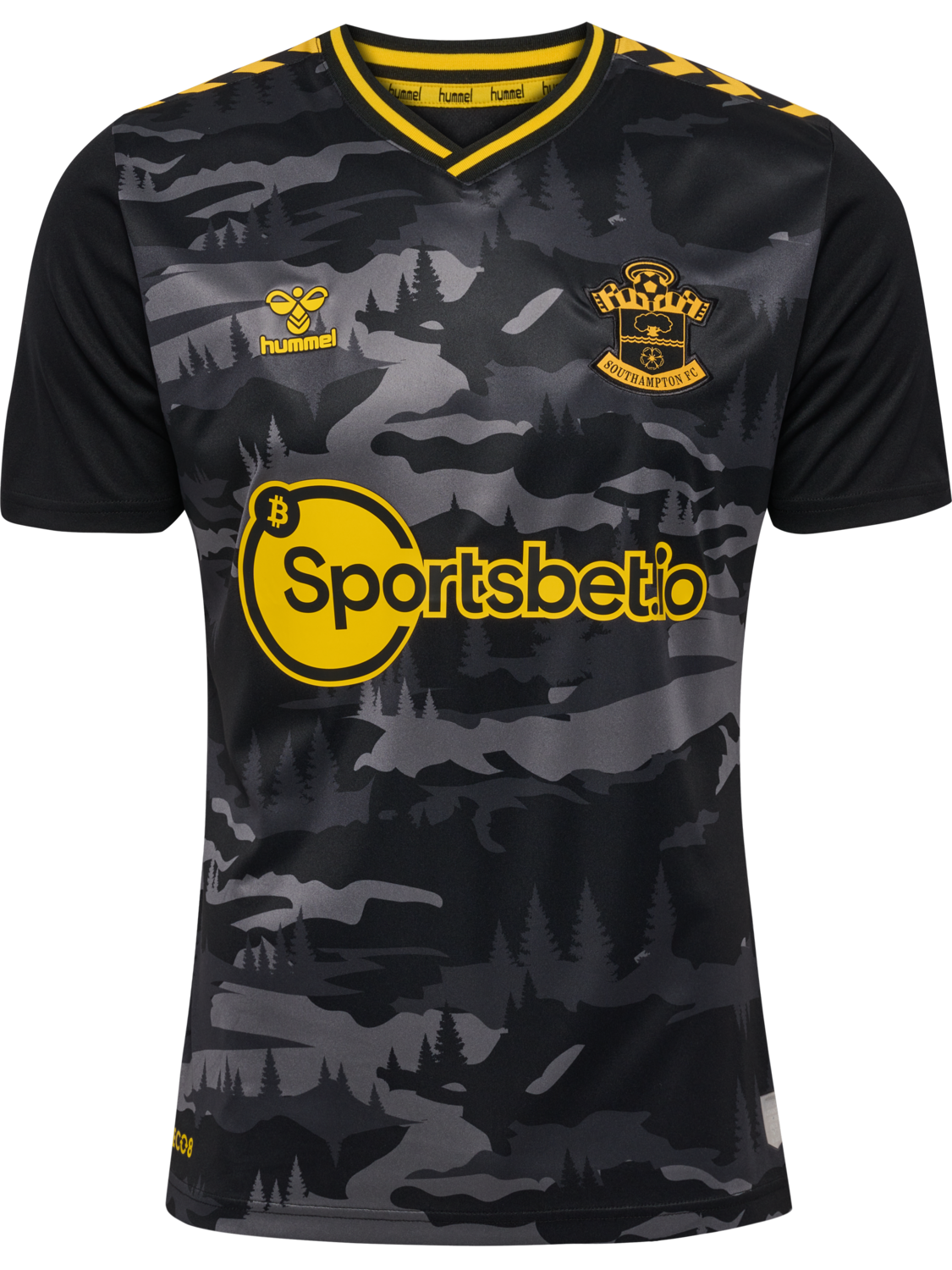 SOU 23/24 THIRD JERSEY S/S, BLACK/DANDELION, packshot