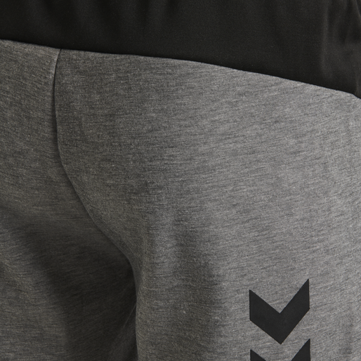 hmlTROPPER SHORTS, GREY MELANGE, packshot