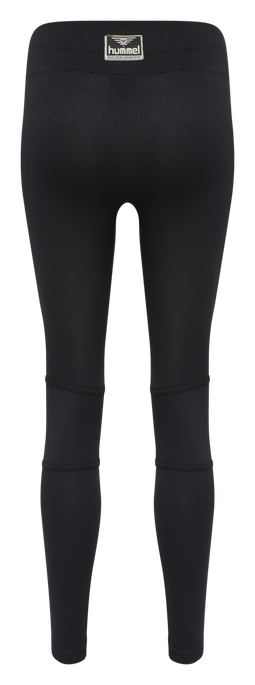 hmlHEROINE SEAMLESS TIGHTS , BLACK, packshot