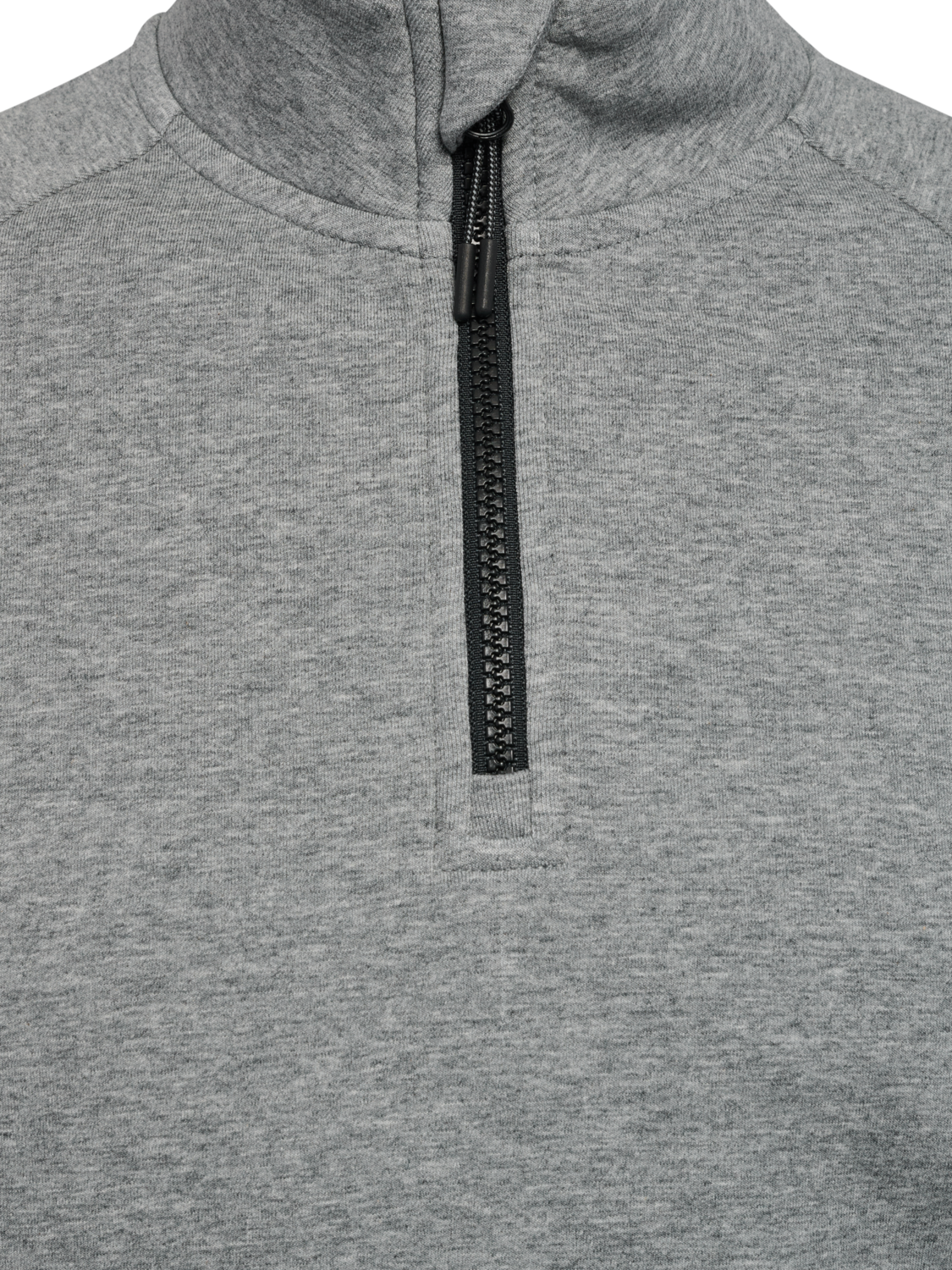 hmlTECH FLEECE HALFZIP, GREY MELANGE, packshot
