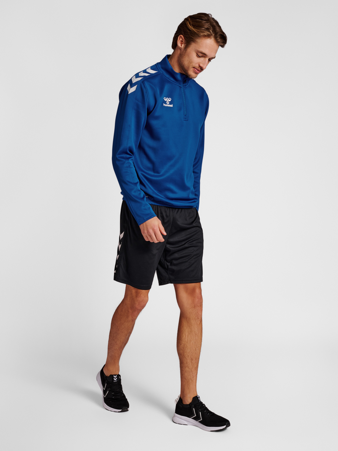 hummel CORE XK HALF ZIP POLY SWEAT 