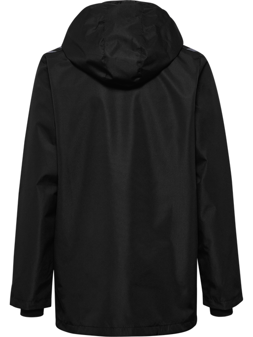 hmlAUTHENTIC ALL WEATHER JACKET KID, BLACK, packshot
