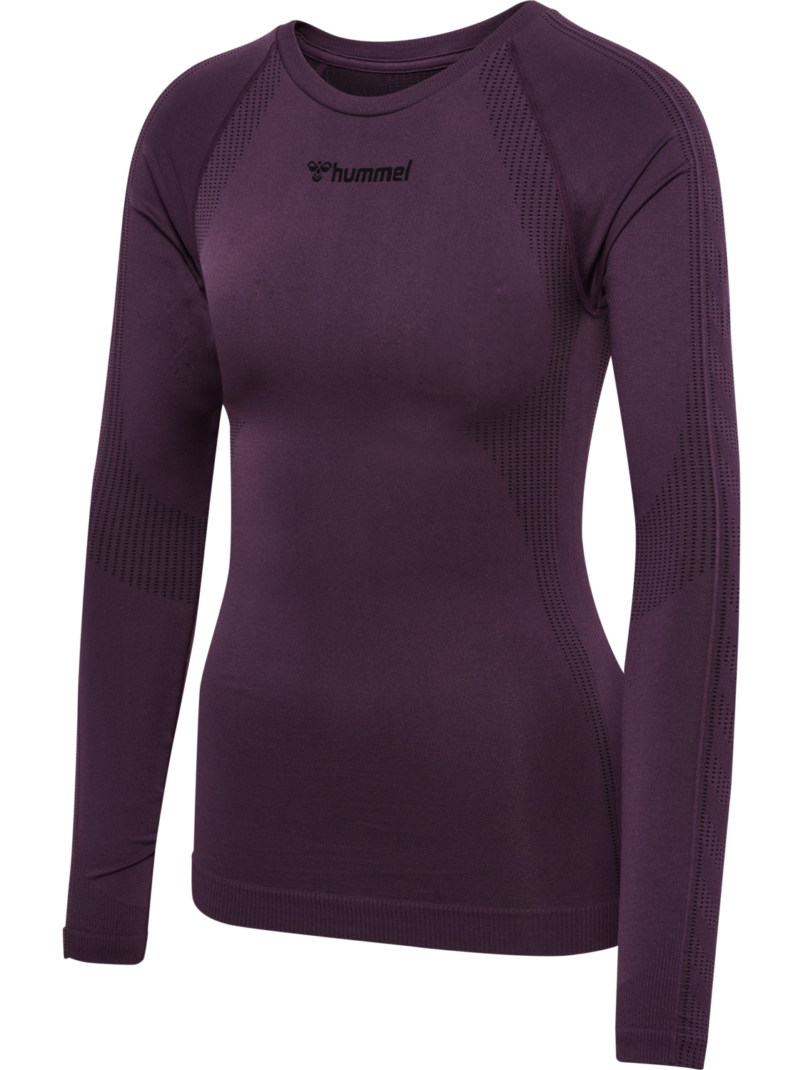 hmlMT SHAPING SEAMLESS T-SHIRT L/S, PLUM PERFECT, packshot