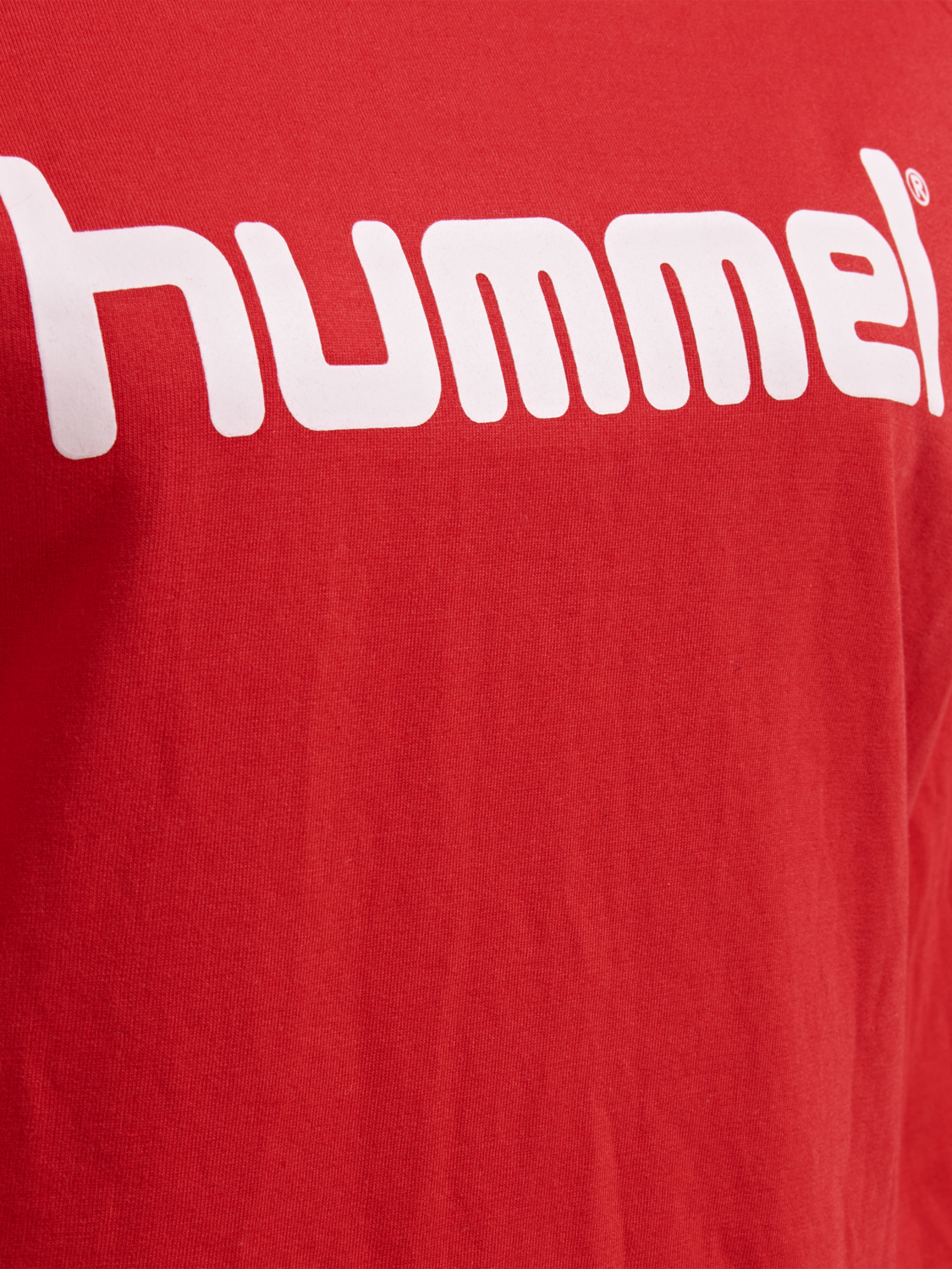HMLGO COTTON LOGO SWEATSHIRT WOMAN, TRUE RED, packshot