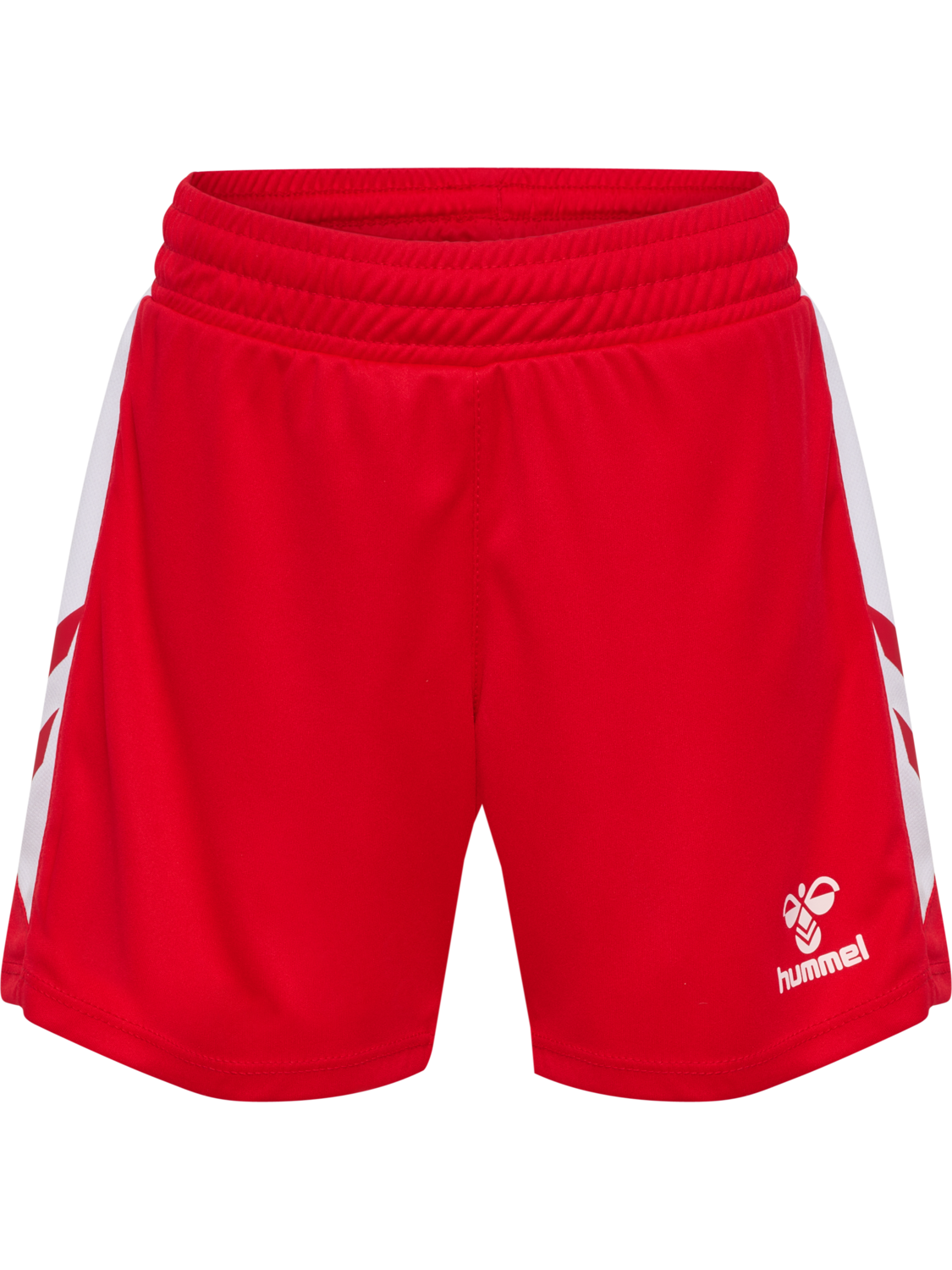 hmlMATCH SHORTS KIDS, TRUE RED/WHITE, packshot