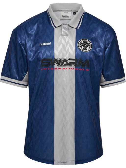 hmlLOOSE FB JERSEY S/S, ESTATE BLUE, packshot