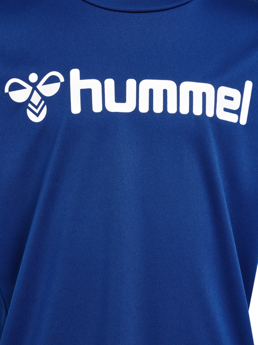 hmlLOGO JERSEY S/S KIDS, TRUE BLUE, packshot