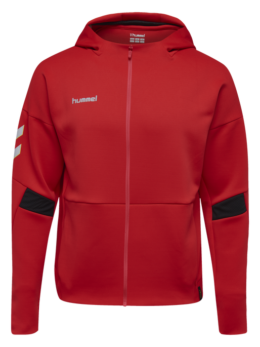 hummel TECH MOVE ZIP HOOD TRUE RED hummel