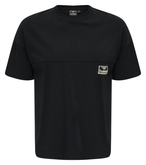 hmlBEACH BREAK T-SHIRT, BLACK, packshot