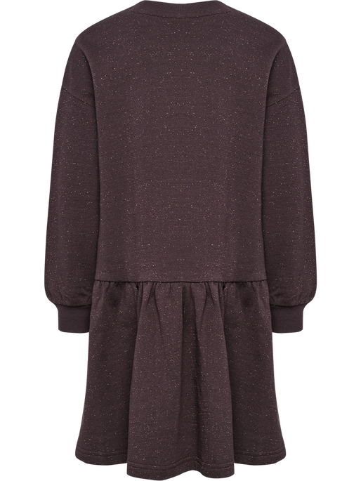 hmlCAROLA DRESS L/S, RAISIN, packshot