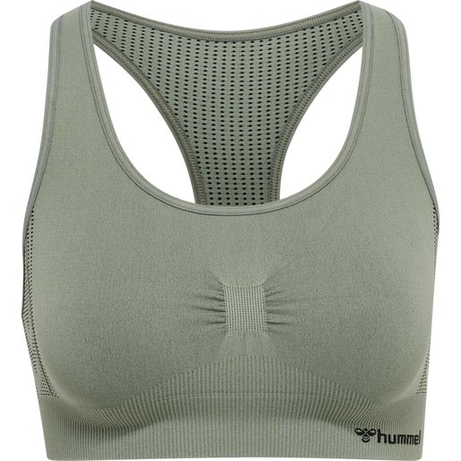 hmlMT SHAPING SEAMLESS SPORTS TOP, LILY PAD, packshot