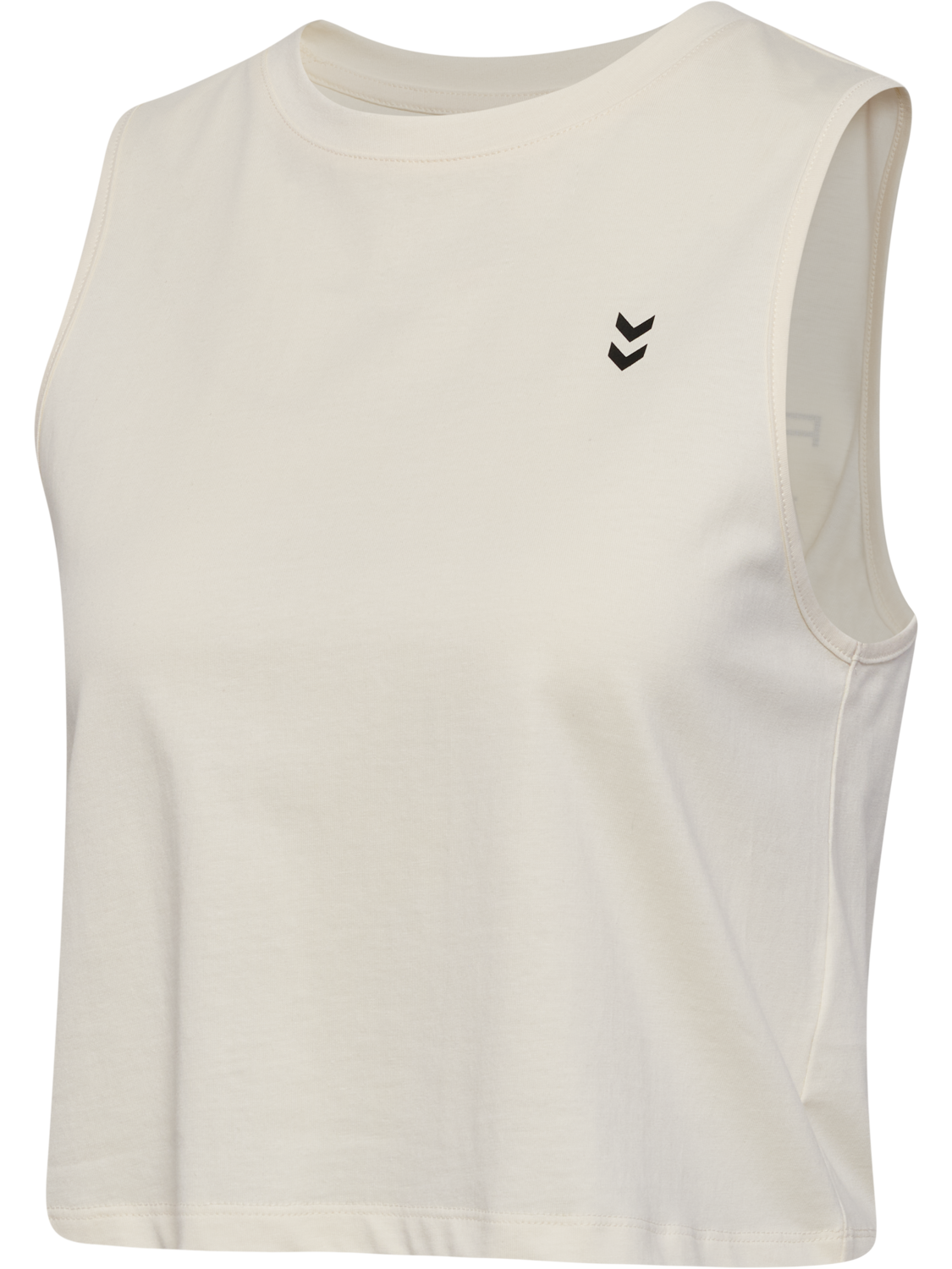 hmlHIIT CROPPED W MUSCLE TANK TOP, TOFU, packshot