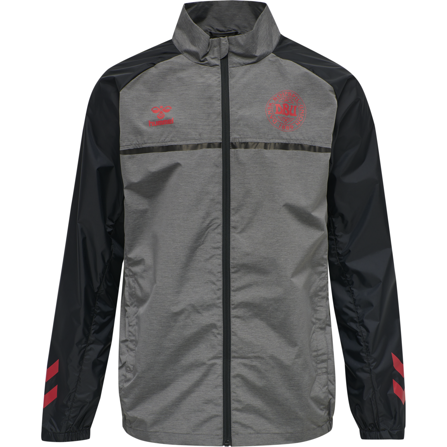 dark grey windbreaker