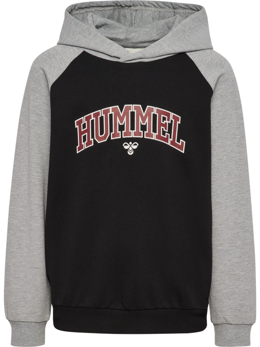 hmlESSEN HOODIE, BLACK hmlESSEN HOODIE, BLACK, packshot