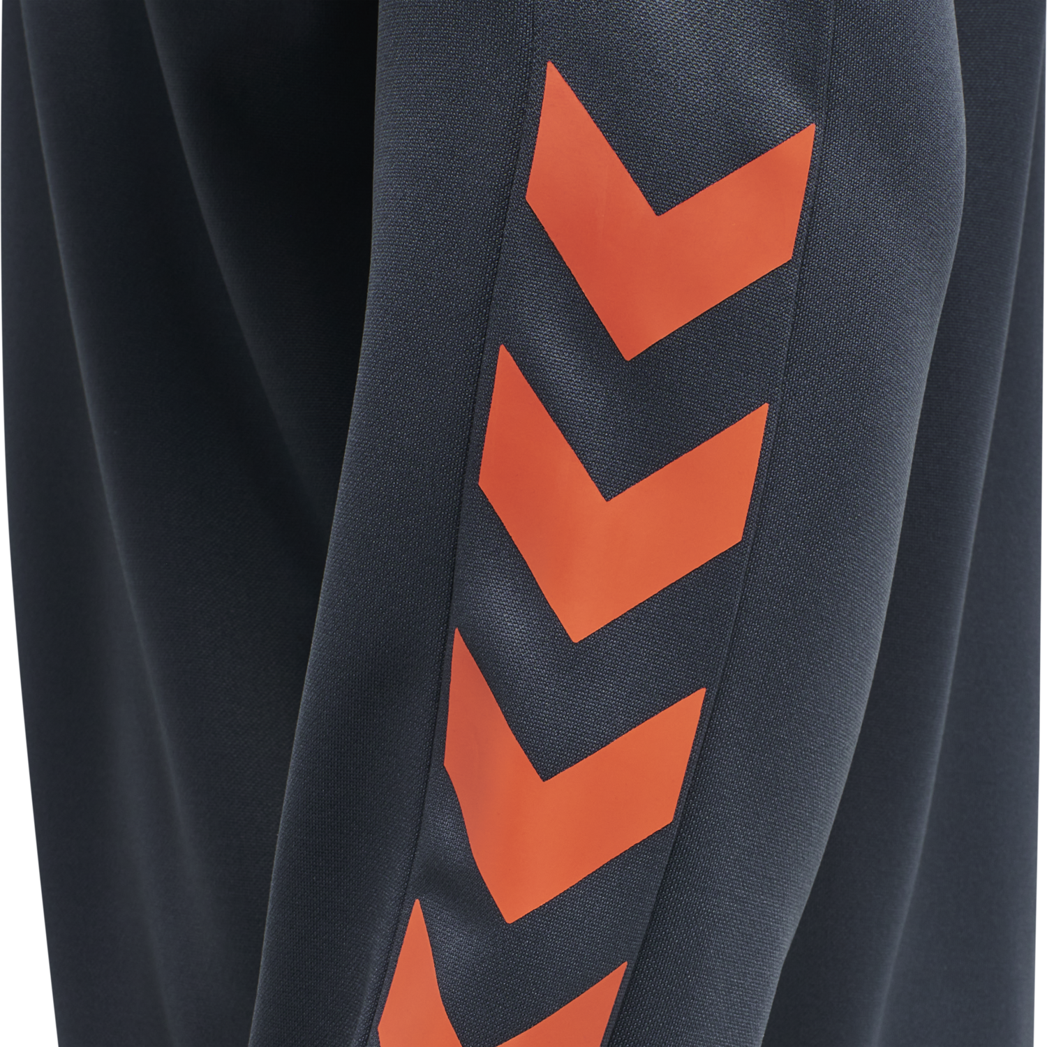 hmlPROMO POLY HOODIE, OMBRE BLUE/NASTURIUM, packshot