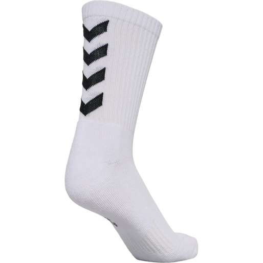 FUNDAMENTAL 3-PACK SOCK, WHITE FUNDAMENTAL 3-PACK SOCK, WHITE, packshot