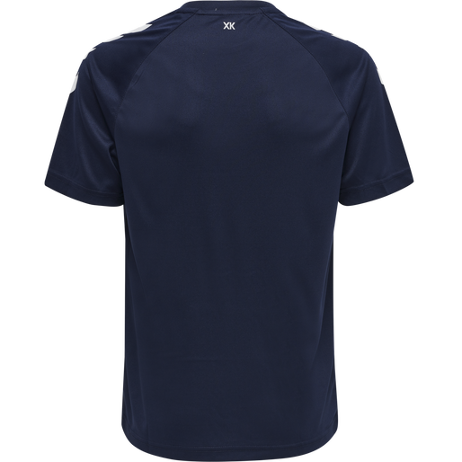 hmlCORE XK CORE POLY TEE S/S KIDS, MARINE, packshot