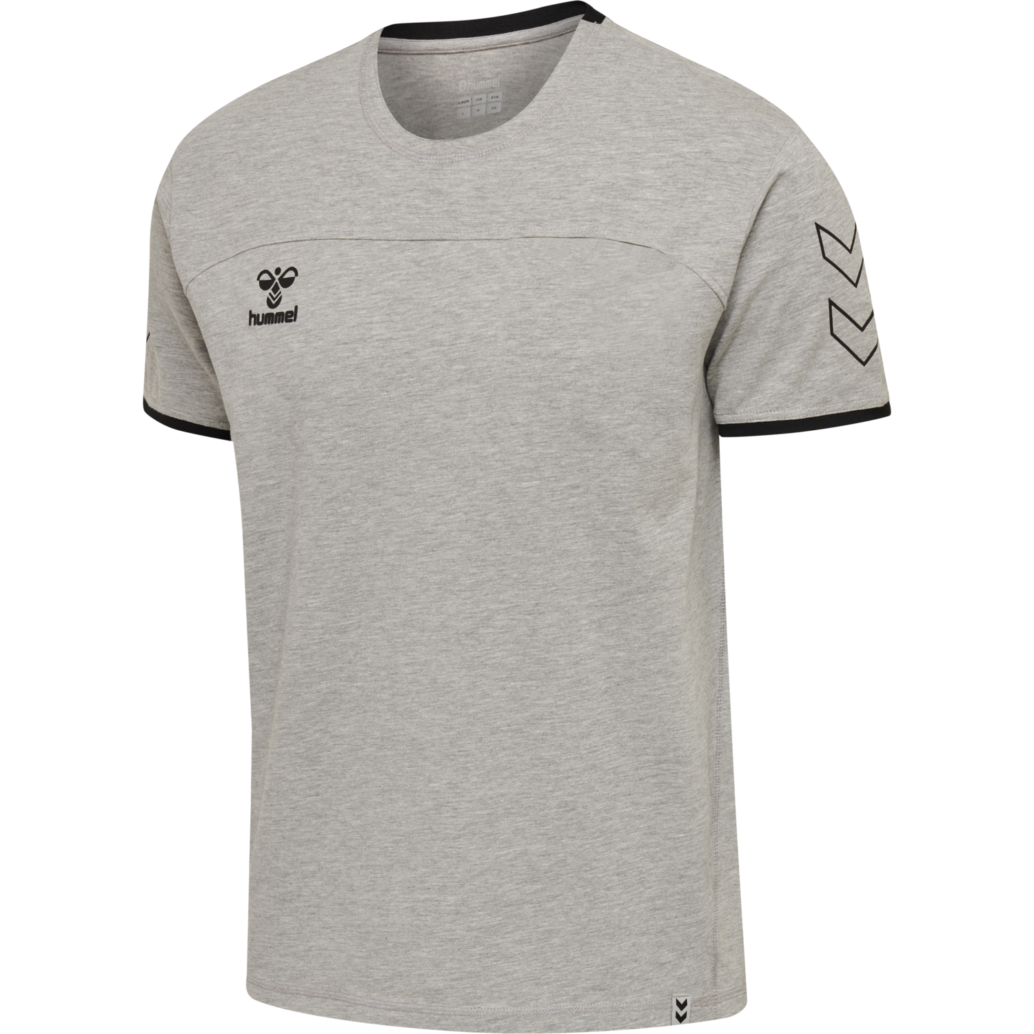 Hummel Cima T Shirt Grey Melange Hummel Net