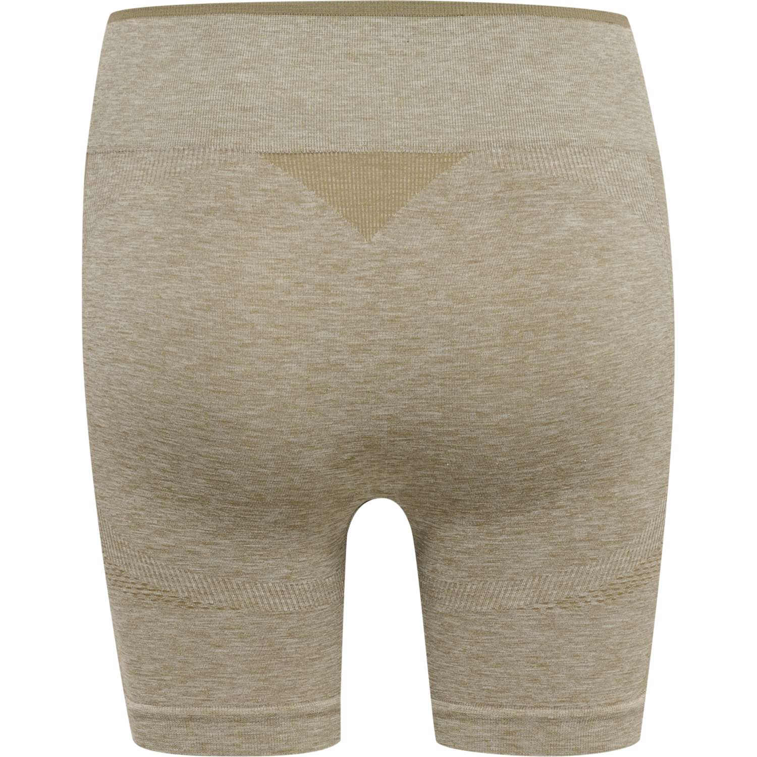 hmlMT UNA SEAMLESS MID WAIST SHORTS, VETIVER MELANGE, packshot