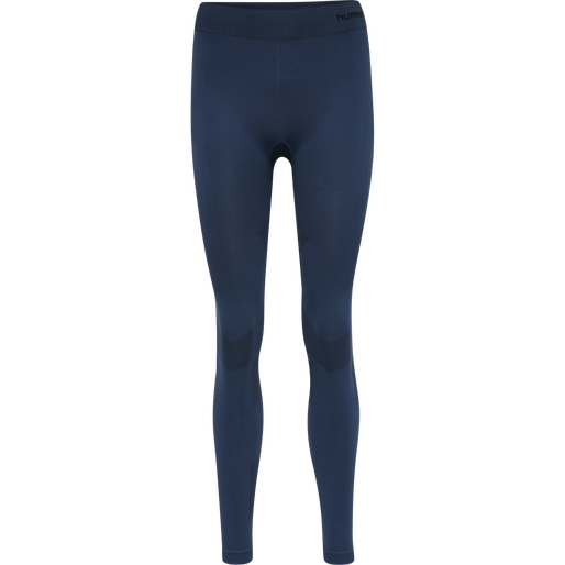 HUMMEL FIRST SEAMLESS TR TIGHTS W, DARK DENIM, packshot