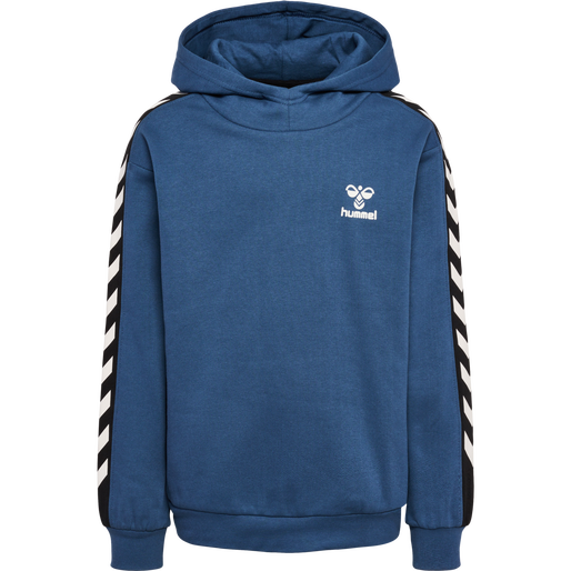 hmlTAKAO HOODIE, DARK DENIM, packshot