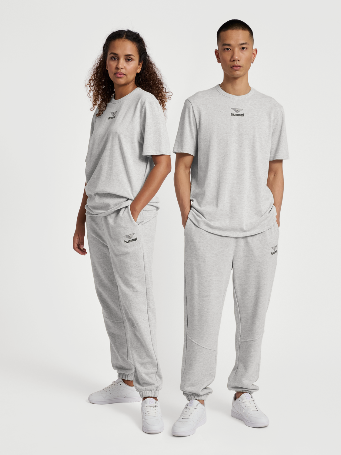 hummel HIVE LUCAS T-SHIRT - GREY 