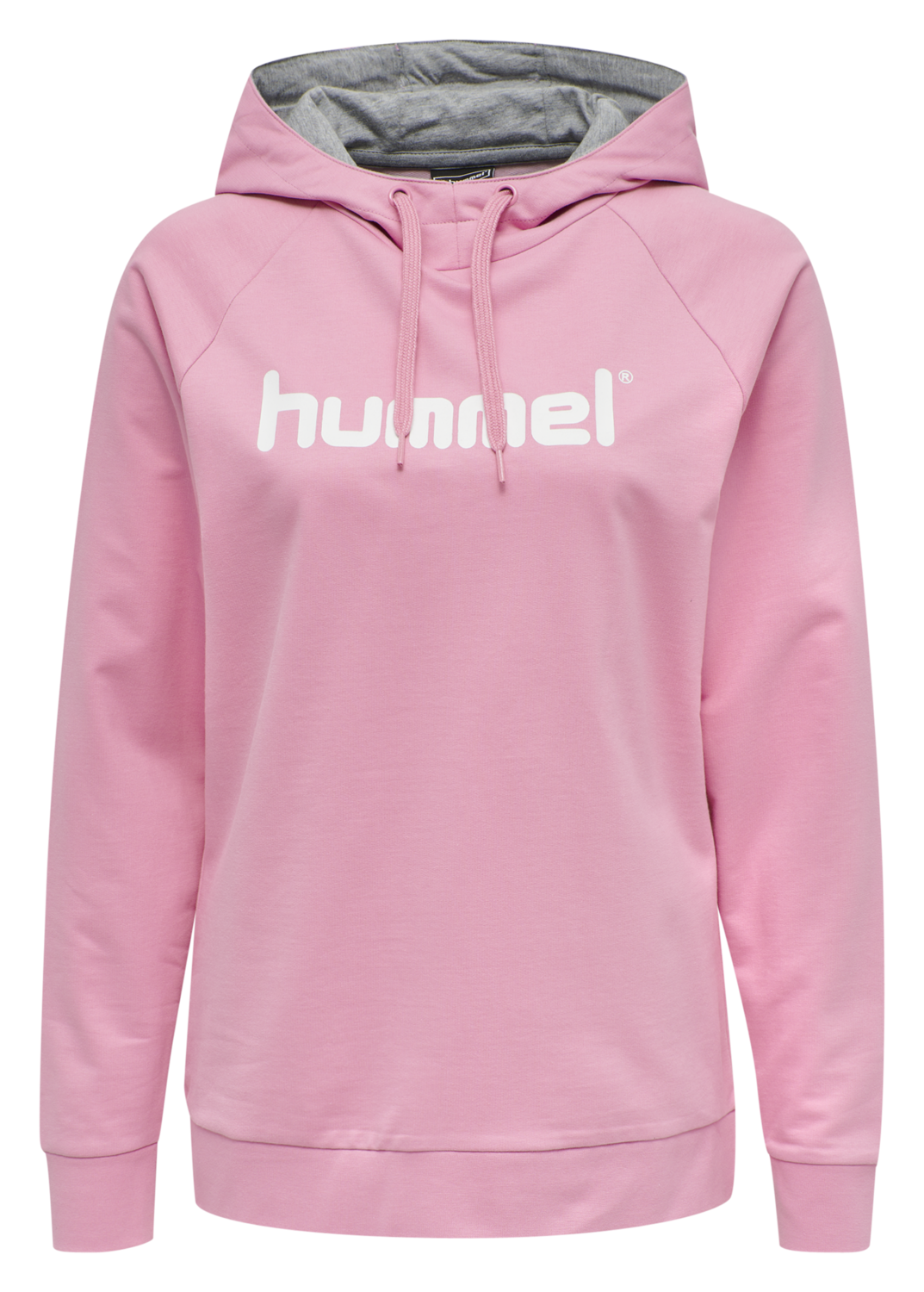 HMLGO COTTON LOGO HOODIE WOMAN, COTTON CANDY, packshot