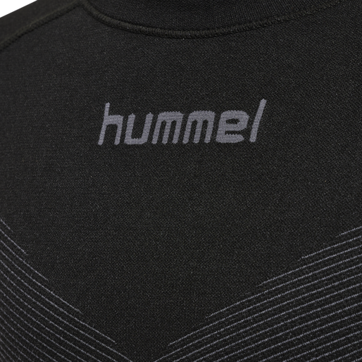HUMMEL FIRST SEAMLESS JERSEY L/S K, BLACK, packshot
