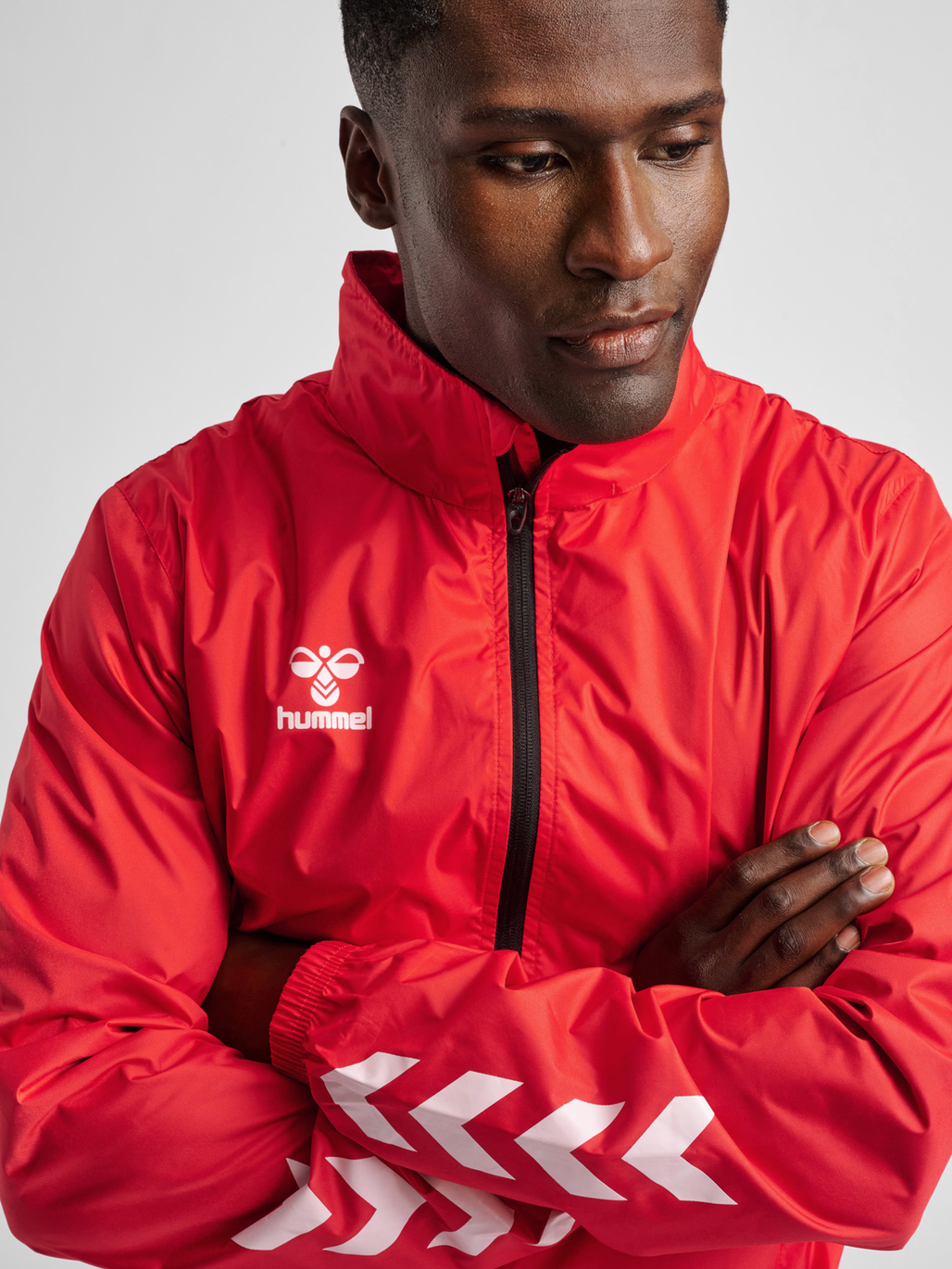 Hummel red jacket deals