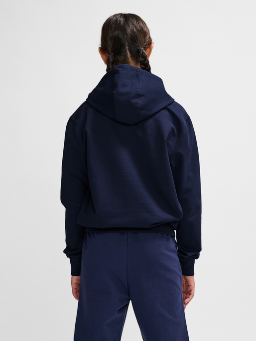 hmlGO 2.0 HOODIE KIDS, MARINE, model