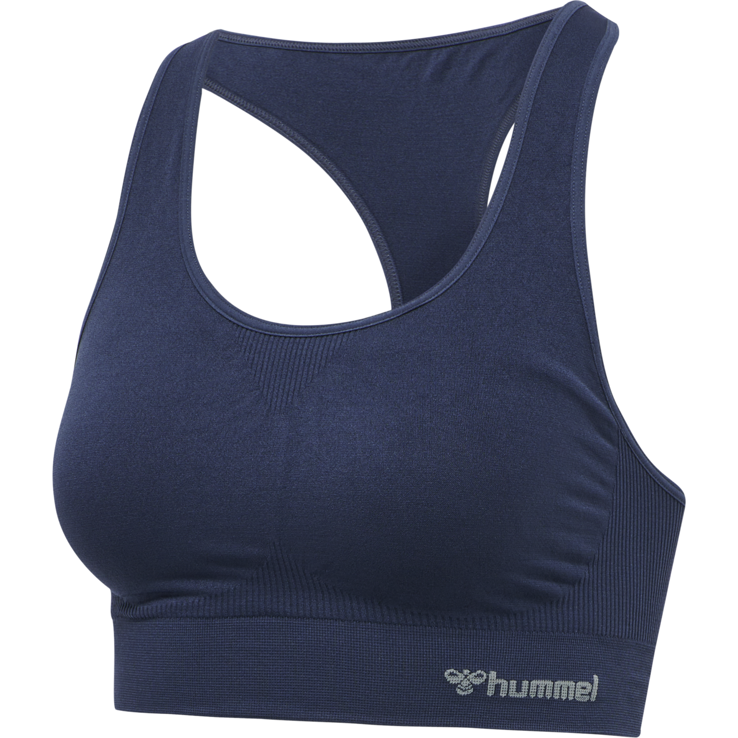 hmlTIF SEAMLESS SPORTS TOP, BLACK IRIS, packshot