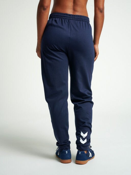 HMLGO COTTON PANT, MARINE, model