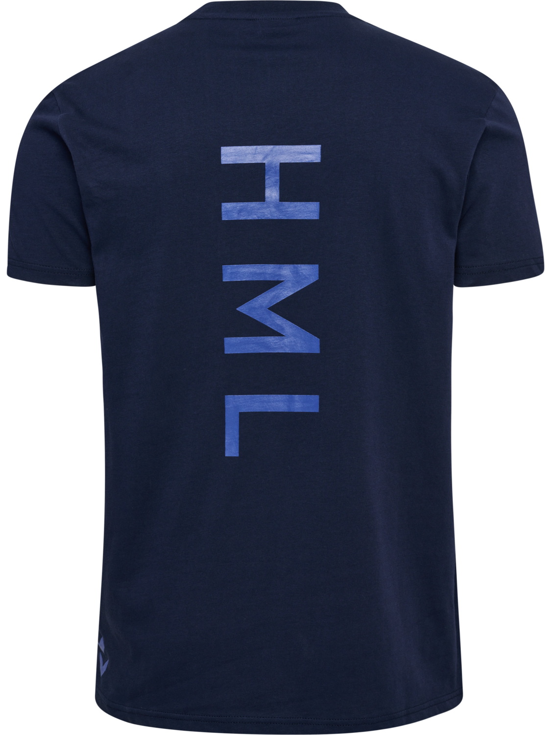 hmlCOURT COTTON T-SHIRT S/S, MARINE, packshot