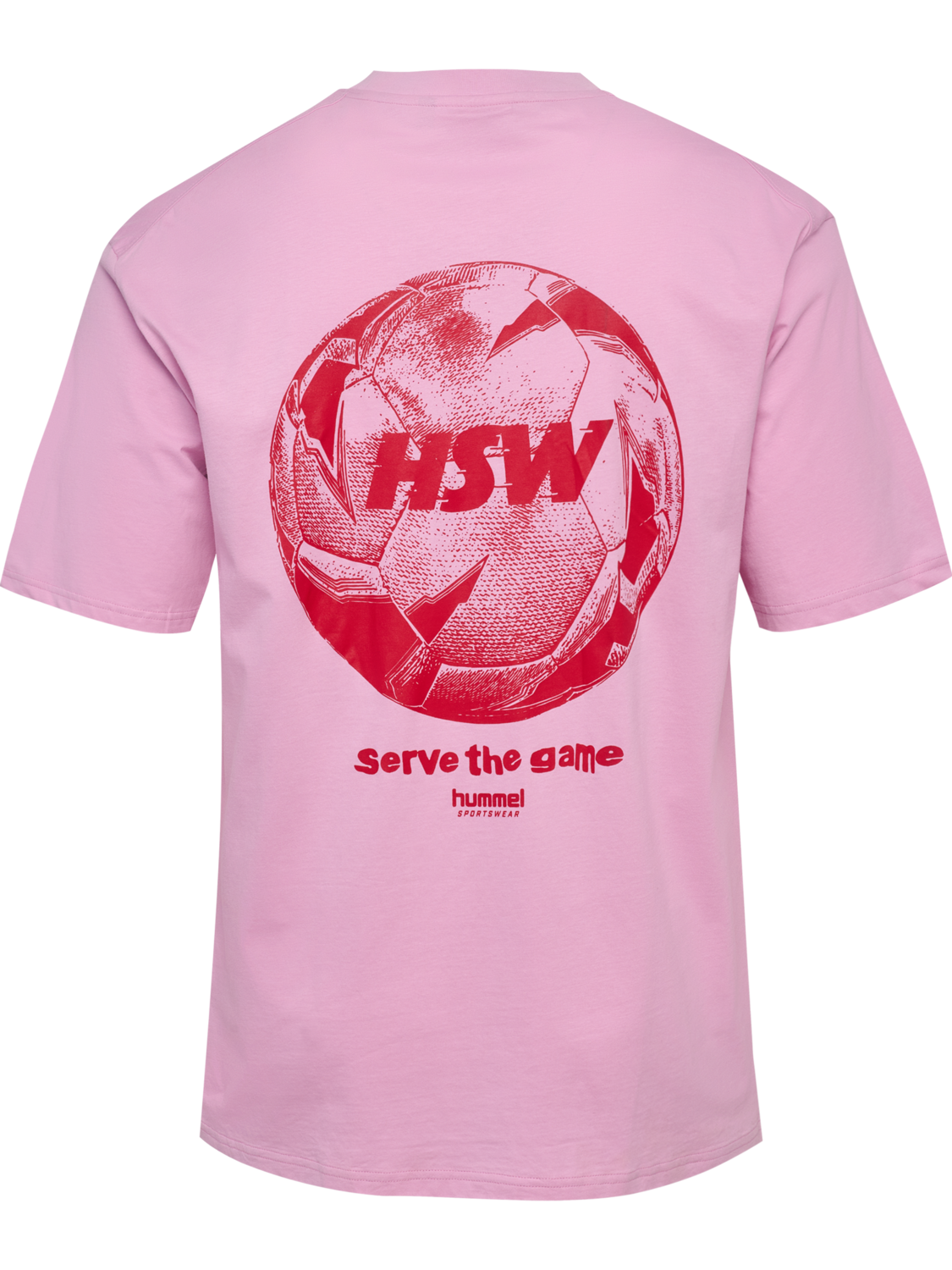 hmlLOOSE T-SHIRT S/S HSW FOOTBALL, PASTEL LAVENDER, packshot