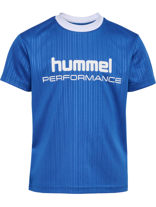 hmlJR FAST LOOSE JERSEY S/S, OLYMPIAN BLUE, packshot