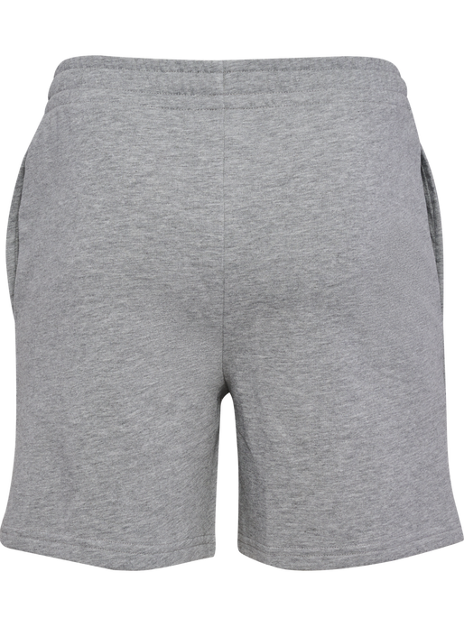 hmlPULSE SWEAT SHORTS, GREY MELANGE, packshot